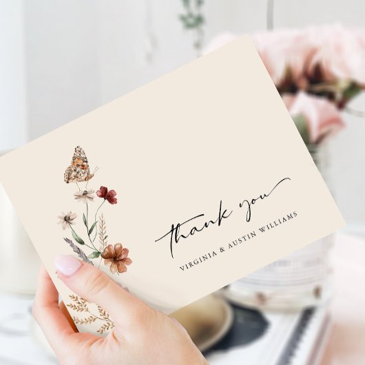 ワイルドフラワーありがとう ポストカード