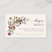 ワイルドフラワーおむつくじカード エンクロージャーカード (正面)