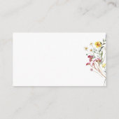 ワイルドフラワーおむつラッフルインサートカード エンクロージャーカード (裏面)