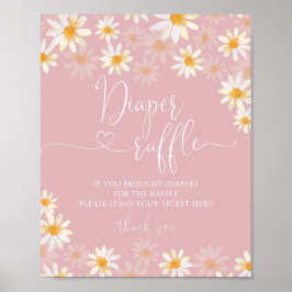 ワイルドフラワーおむつラッフルポスター ポスター