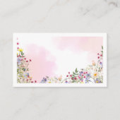 ワイルドフラワーおむつラッフル囲いカード エンクロージャーカード (裏面)