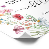 ワイルドフラワーおむつラッフル ポスター (角)