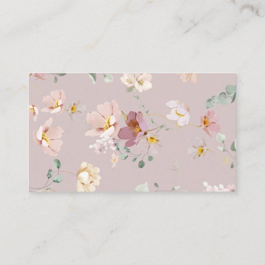 ワイルドフラワーお母さんの腹のエンクロージャカード エンクロージャーカード (裏面)