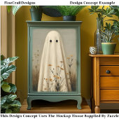 ワイルドフラワーお洒落のシート幽霊DV6 Decompage 薄葉紙