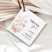 ワイルドフラワーお洒落の結婚ありがとうプレゼント フェイバータグ