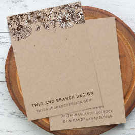 ワイルドフラワーお洒落ズイヤリングディスプレイカード