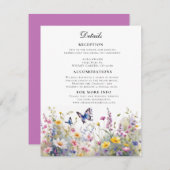 ワイルドフラワーお洒落ズメドウズ詳細 エンクロージャーカード (正面/裏面)