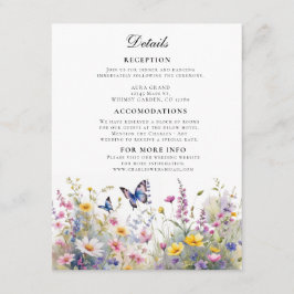 ワイルドフラワーお洒落ズメドウズ詳細 エンクロージャーカード