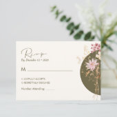ワイルドフラワーお洒落ズ春サマー秋RSVP エンクロージャーカード (スタンド正面)