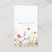 ワイルドフラワーお洒落ソーシャルメディア 名刺 (正面)