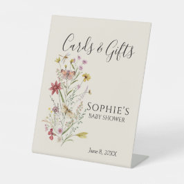 ワイルドフラワーお洒落ベビー開花カード&ギフト 台座サイン