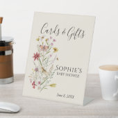 ワイルドフラワーお洒落ベビー開花カード&ギフト 台座サイン (インサイチュ)