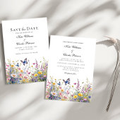 ワイルドフラワーお洒落メドウズ招待状 招待状