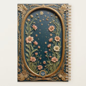 ワイルドフラワーお洒落夕べアールヌーボーモノグラム プランナー手帳 (裏面)