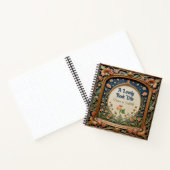 ワイルドフラワーお洒落夕べウィリアムモリススタイル ノートブック (内部)