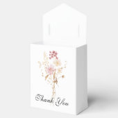 ワイルドフラワーお洒落春サマー秋の結婚式 フェイバーボックス (オープン)