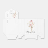 ワイルドフラワーお洒落春サマー秋の結婚式 フェイバーボックス (折り畳みなし)