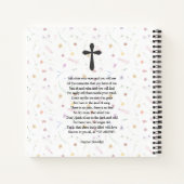 ワイルドフラワーお祝いオブライフ葬儀ゲストブック ノートブック (裏面)