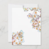 ワイルドフラワーお祝いライフカード 招待状 (裏面)