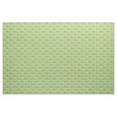 ワイルドフラワーかわいい花を緑 ファブリック (ヤード)