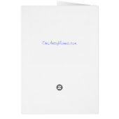 ワイルドフラワーかわいらしのノートカード (裏面)