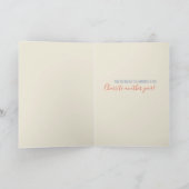 ワイルドフラワーかわいらしカスタマイズエージ誕生日カード カード (内部)