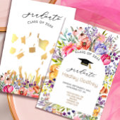 ワイルドフラワーかわいらし春招待状のお知らせ 案内状