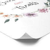 ワイルドフラワーがやってくる 春のベイビーシャワー ポスター (角)