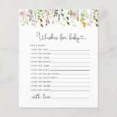 ワイルドフラワーがベビーカードを願う (正面)