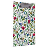 ワイルドフラワーが白いオフ クリップボード (右)