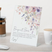 ワイルドフラワーが花束を作るバー 台座サイン (インサイチュ)