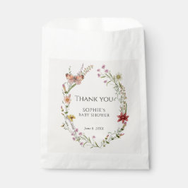 ワイルドフラワーが赤ちゃんのシャワーを開花 フェイバーバッグ