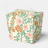 ワイルドフラワーつる植物ピンク開花フローラエレガントカスタム フェイバーボックス (裏面サイド)