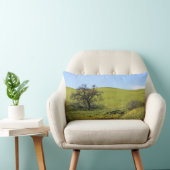 ワイルドフラワーとオーク春Vista写真 ランバークッション (椅子)