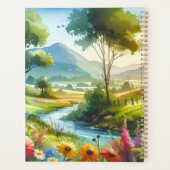 ワイルドフラワーとストリームの春バレー プランナー手帳 (裏面)