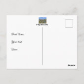 ワイルドフラワーとデイジーはがき ポストカード (裏面)