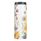 ワイルドフラワーとハニービーウォーターカラー タンブラー (裏面)
