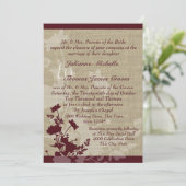 ワイルドフラワーとバーラ結婚ップ 招待状 (スタンド正面)