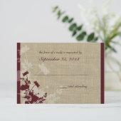 ワイルドフラワーとバ結婚ラップの反応 出欠カード (スタンド正面)