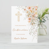 ワイルドフラワーと緑の確認 招待状 (スタンド正面)