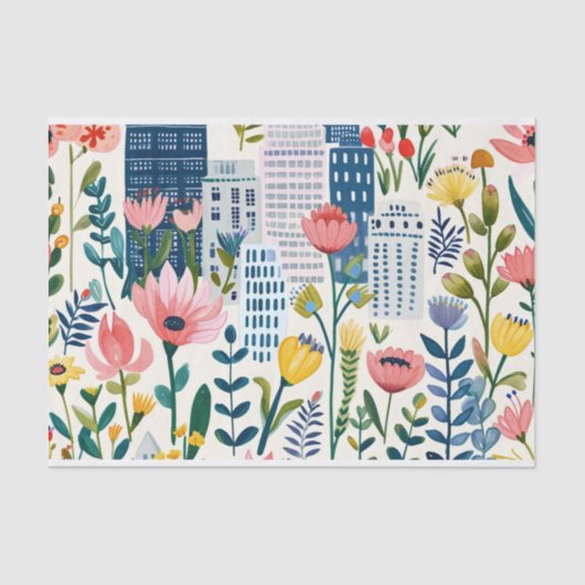 ワイルドフラワーのある都市 薄葉紙 (正面)