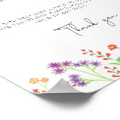 ワイルドフラワーのおむつくじ ポスター (角)