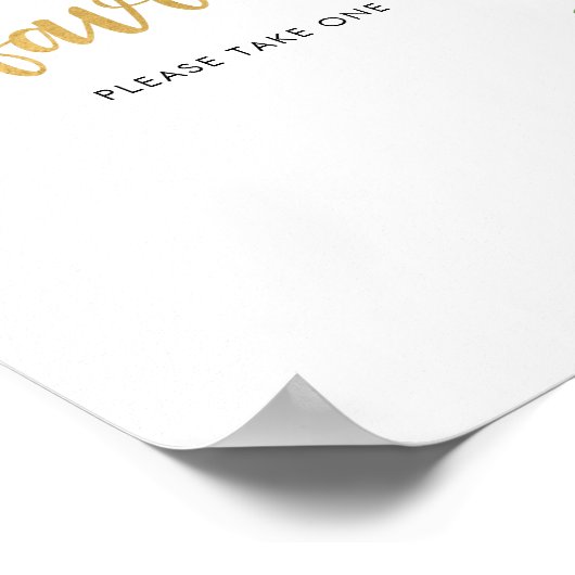 ワイルドフラワーのお土産 どうぞおひとつお持ちください 看板 ポスター (角)