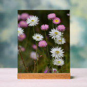 ワイルドフラワーのささやき アクリルサイン (ニュートラル)