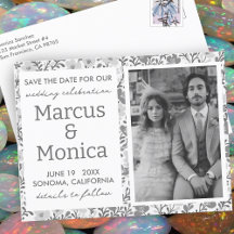 ワイルドフラワーのつる植物カスタムの写真日付を保存