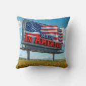 ワイルドフラワーのアメリカ製の看板 クッション (裏面)