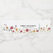 ワイルドフラワーのウォーターボトルラベル ペットボトルラベル (シングルラベル)