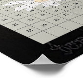 ワイルドフラワーのクリスチャンアート 2025 カレンダー ポスター (角)