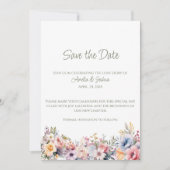 ワイルドフラワーのコテージの写真Save the Date Card セーブザデート (正面)