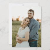 ワイルドフラワーのコテージの写真Save the Date Card セーブザデート (裏面)